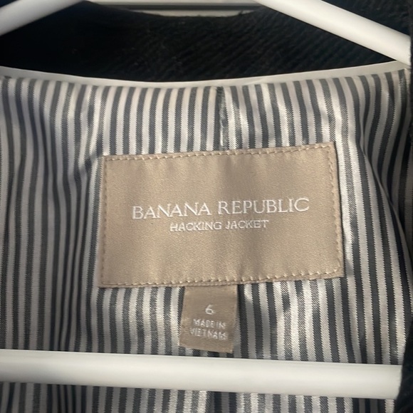 Like New - Banana Republic Twill Wool Jacket - Picture 3 of 9